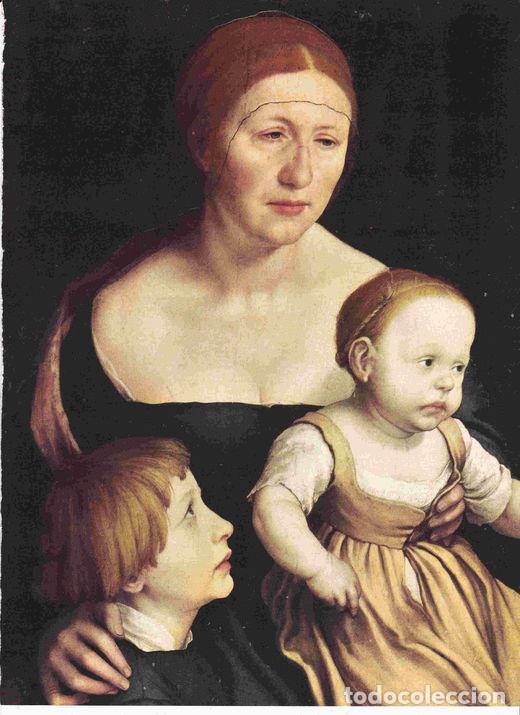 Postkarten: LAMINA 6664: Hans Holbein el jove La esposa del pintor con sus hijos - Varios