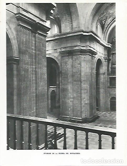 Postales: LAMINA 8935: Interior de la iglesia de El Escorial - G. Gomez de la Serna