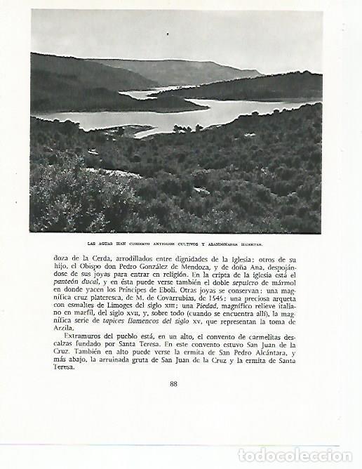 Postales: LAMINA 8879: Rio en Guadalajara - G. Gomez de la Serna