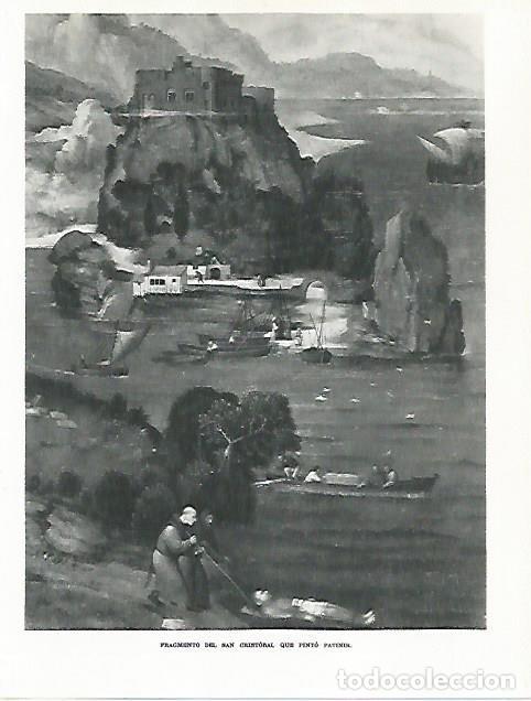 Postales: LAMINA 8945: San Cristobal por Patinir - G. Gomez de la Serna