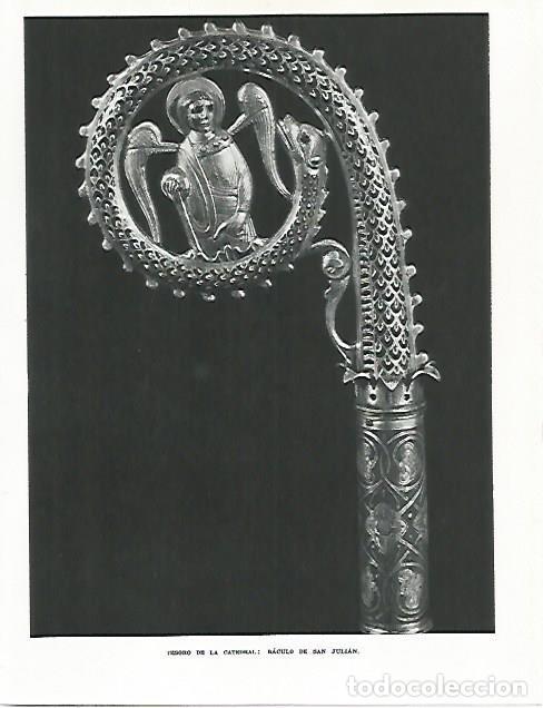 Postales: LAMINA 8896: Baculo de San Julian de la Catedral de Cuenca - G. Gomez de la Serna