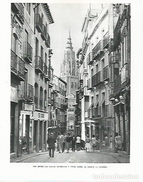 Postales: LAMINA 9023: Calles de Toledo - G. Gomez de la Serna