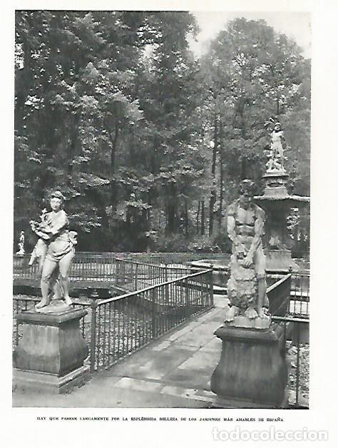Postales: LAMINA 8992: Jardines de Aranjuez - G. Gomez de la Serna