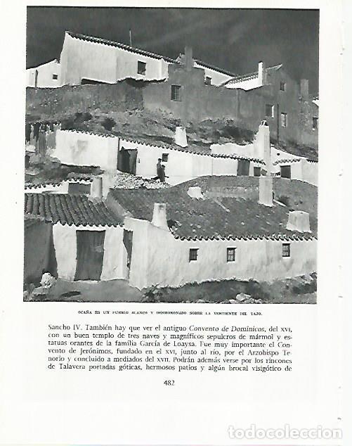 Postales: LAMINA 9061: Vista de Oca&ntilde;a Toledo - G. Gomez de la Serna