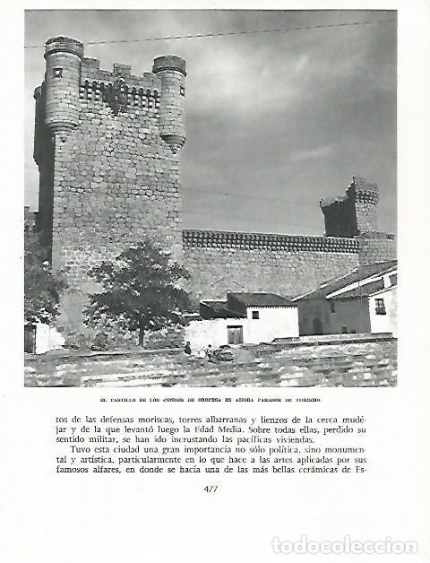 Postales: LAMINA 9059: Castillo de los Condes de Oropesa - G. Gomez de la Serna