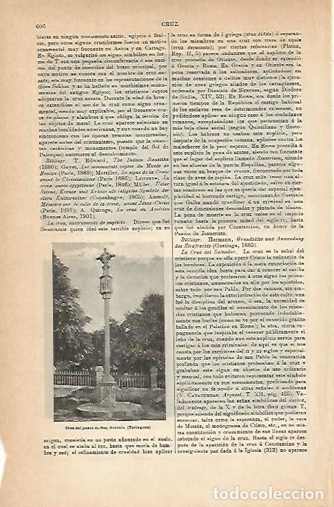 Postcards: LAMINA ESPASA 14275: Cruz del Paseo de San Antonio en Tarragona - Varios