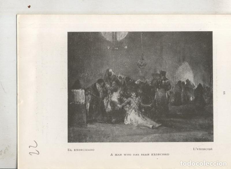 Postales: Goya en el museo del prado: lamina 22: El exorcizado - Varios