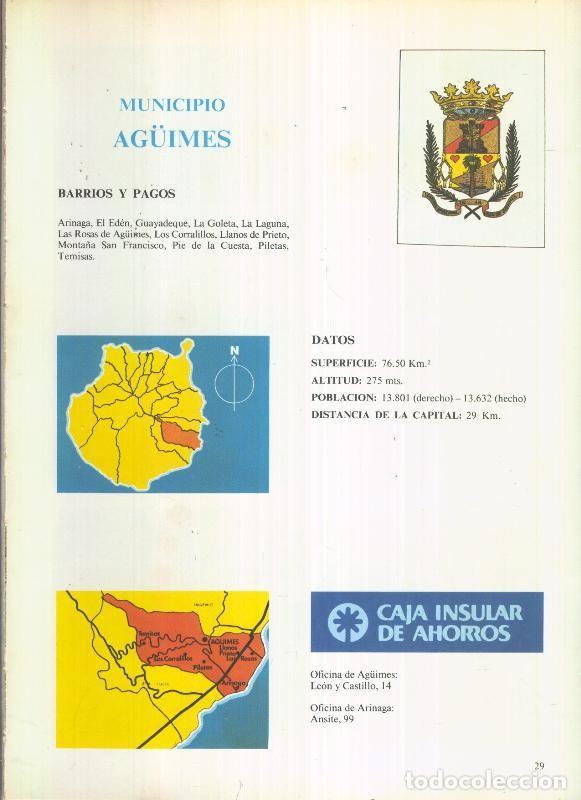 Postales: Municipio Canario de Aguimes: 4 paginas, 8 fotos color - varios