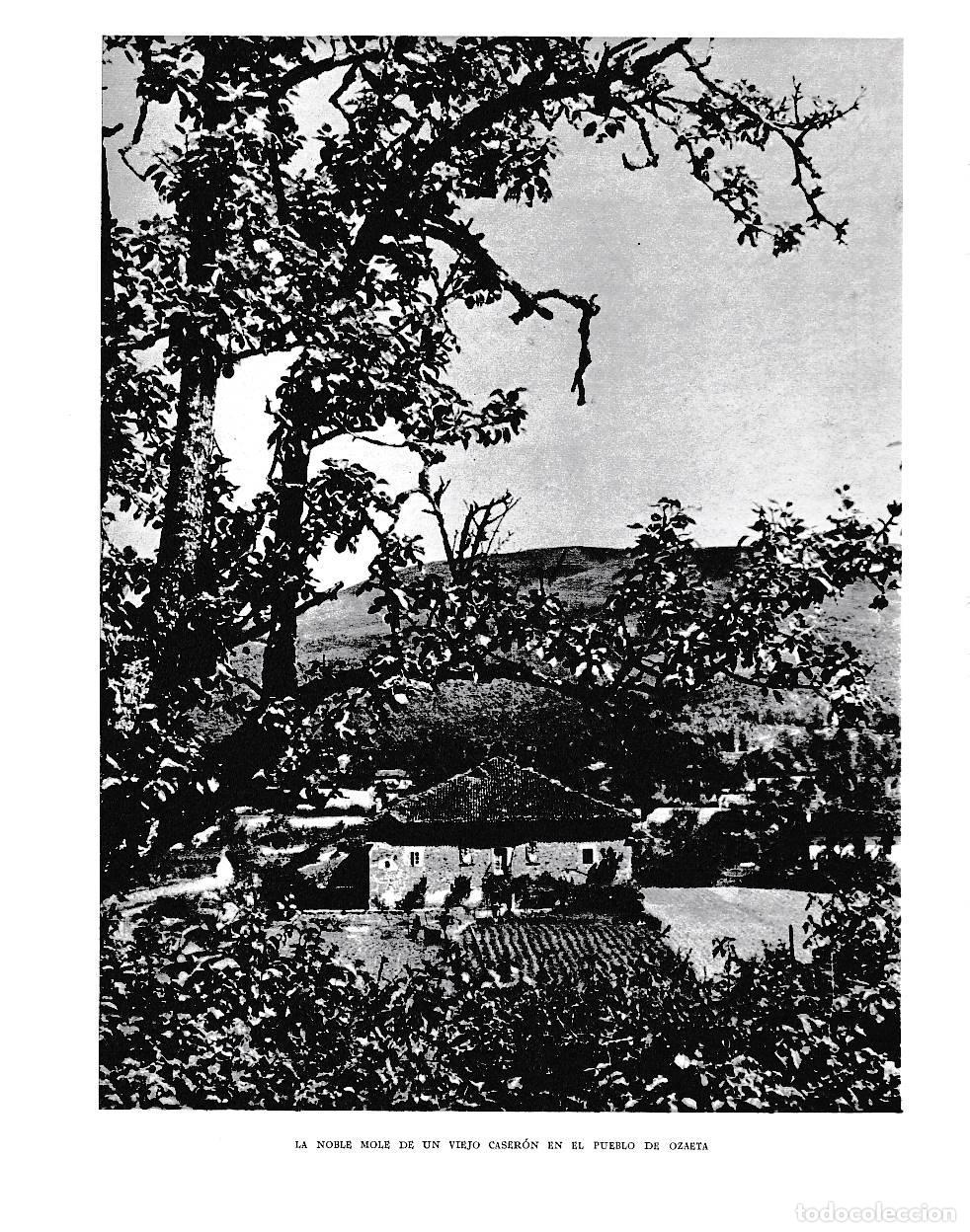 Postales: LAMINA 6114: Viejo caseron en Ozaeta - Pio Baroja