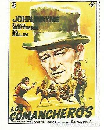 Postales: CROMO CINE 1674: LOS COMANCHEROS - Varios