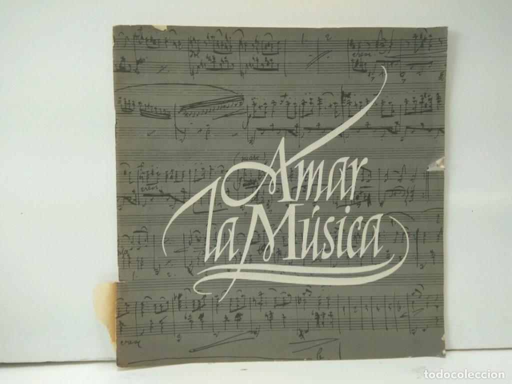 Postkarten: Libreto de Coleccion de Vinilos: AMAR LA MUSICA - Corelli, Vivaldi, Haendel... (CBS) - Varios