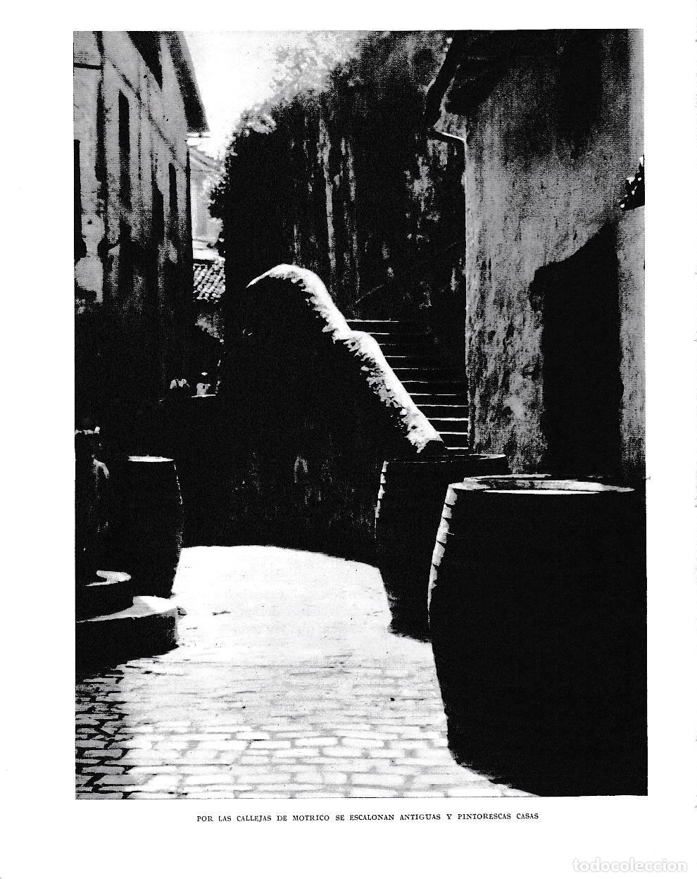 Postkarten: LAMINA 6160: Callejas de Motrico antiguas casas - Pio Baroja