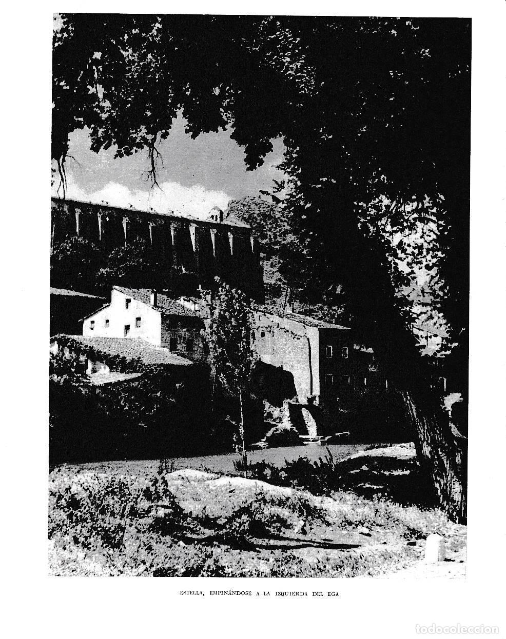 Postkarten: LAMINA 6123: Estella a la izquierda del Ega - Pio Baroja