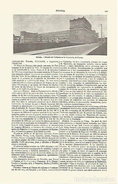 Postkarten: LAMINA ESPASA 2824: Palacio del Gonierno en Poznan Polonia - Varios Autores