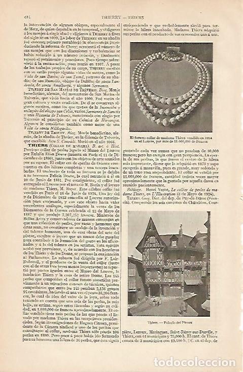 Postais: LAMINA ESPASA 8354: Palacio del Piroux en Thiers Francia - Varios