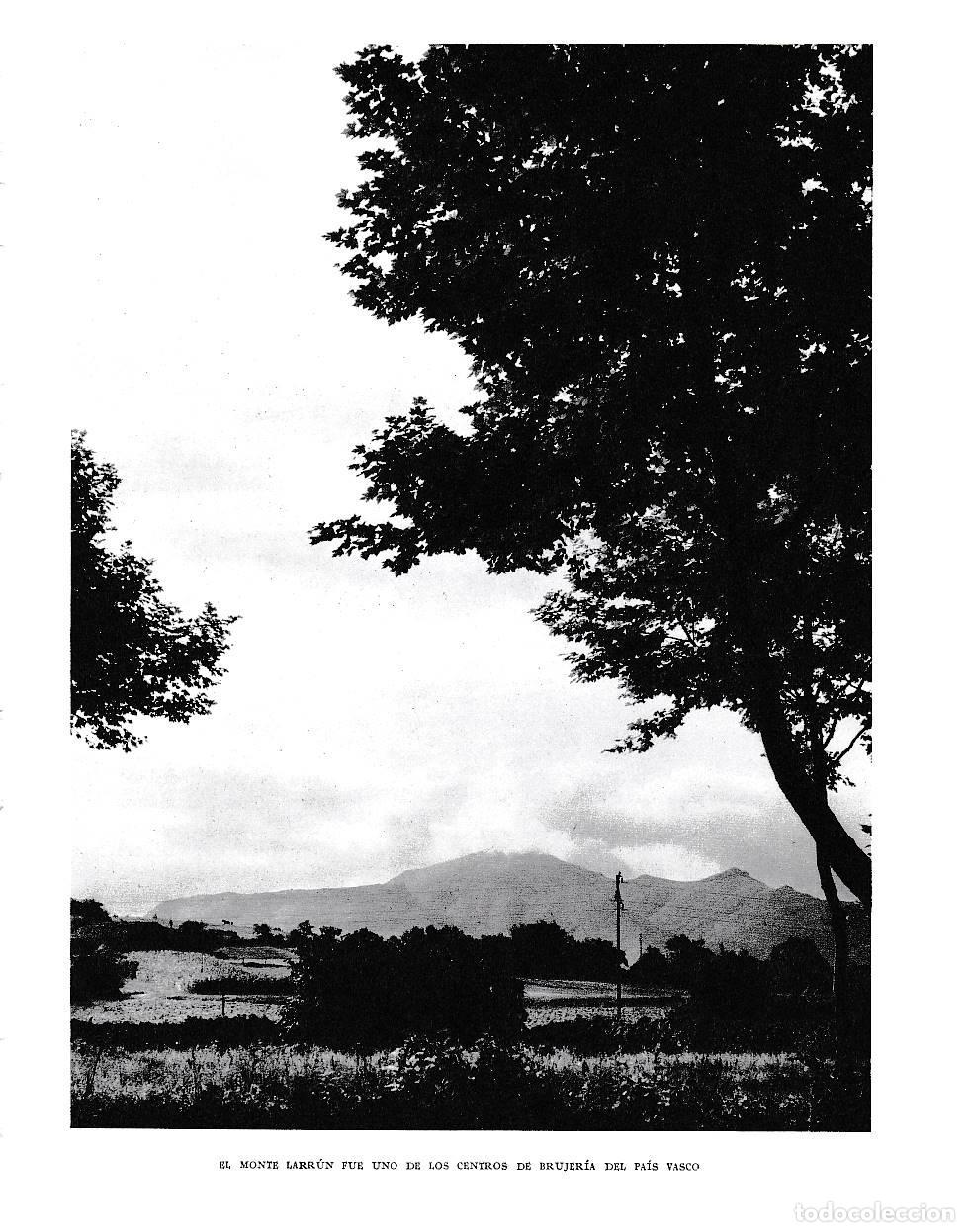 Postkarten: LAMINA 6253: Monte Larrun centro de brujeria del pais vasco - Pio Baroja