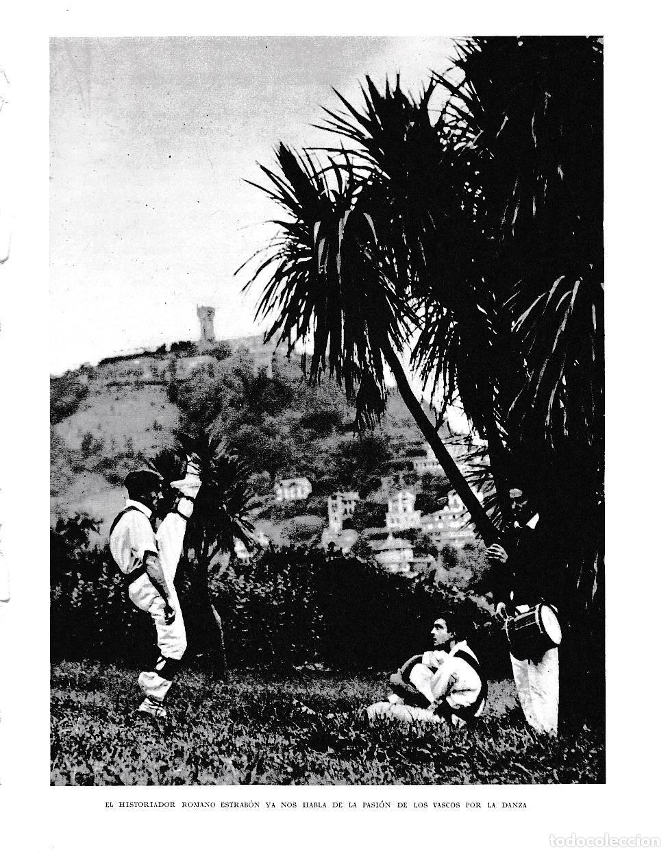Postcards: LAMINA 6301: Romano Estrabon habla de la pasion de los Vascos por la danza - Pio Baroja