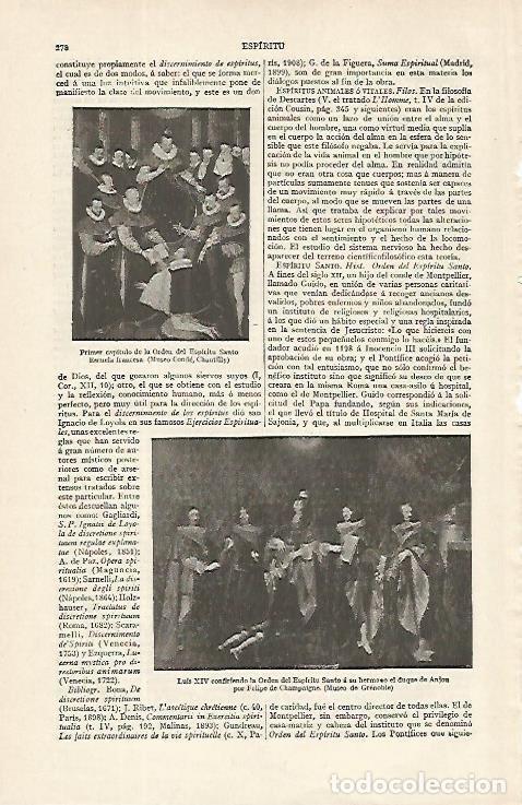 Postkarten: LAMINA ESPASA 16266: Luis XIV recibiendo la Orden del Espiritu Santo - Varios