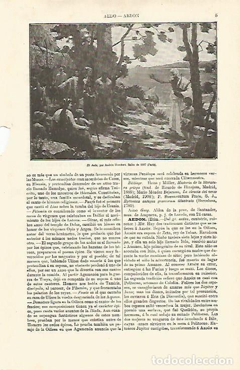 Postkarten: LAMINA ESPASA 12544: El Aedo por Humbert - Varios