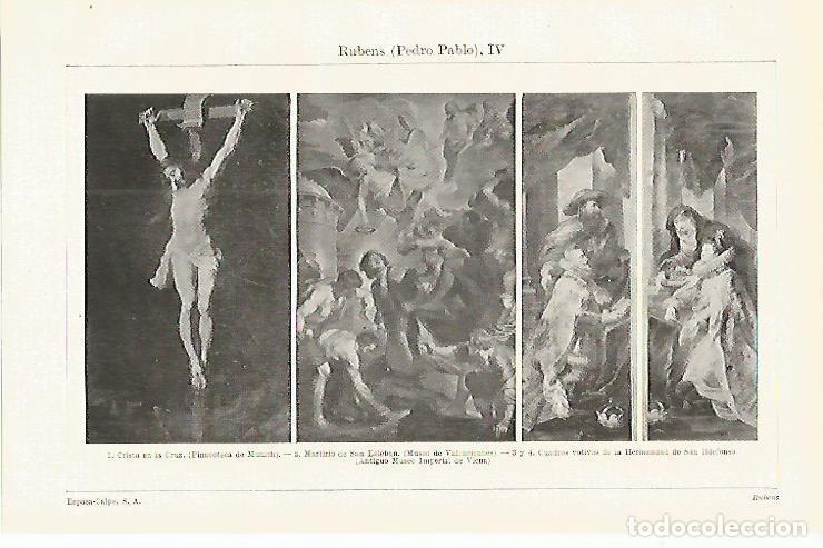 Postais: LAMINA ESPASA 17002: Pinturas de Rubens en Viena - Varios