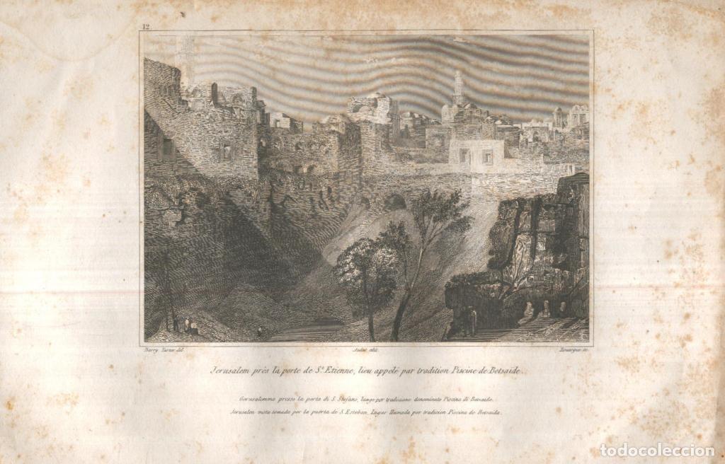 Cartoline: LAMINA/GRABADO 26: JERUSALEN, desde la puerta de San Esteban - Catherwood, Roberts