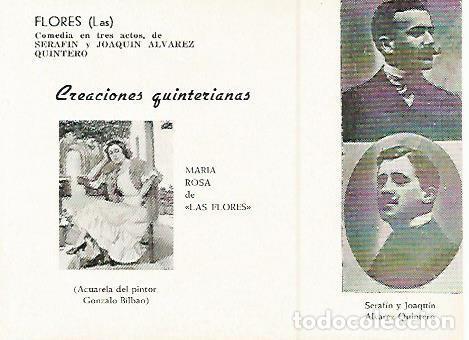 Postais: LAMINA 2531: Las Flores de los hermanos Alvarez Quintero. - Jose Maria Junyent (director)