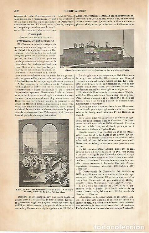 Postkarten: LAMINA ESPASA 25900: Luis XIV en el Observatorio de Paris - Varios