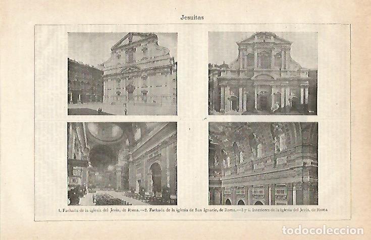 Postkarten: LAMINA ESPASA 21034: Jesuitas de Roma - Varios