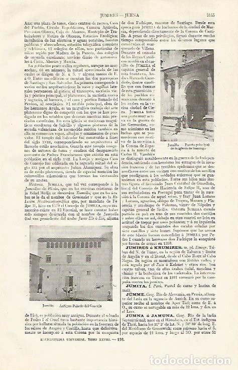 Postkarten: LAMINA ESPASA 21115: Palacio del Concejo de Jumilla Murcia - Varios