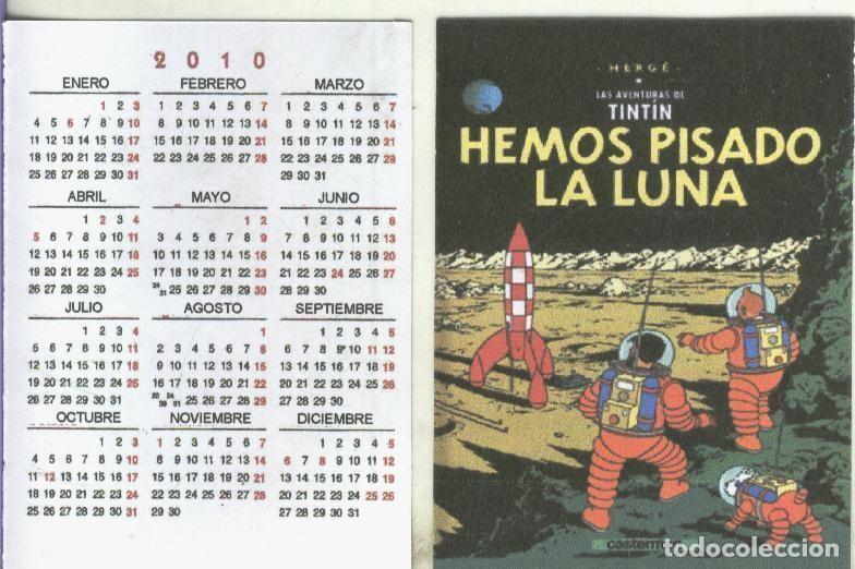 Postales: Calendario bolsillo 2010: Tintin: Hemos pisado la luna - Varios