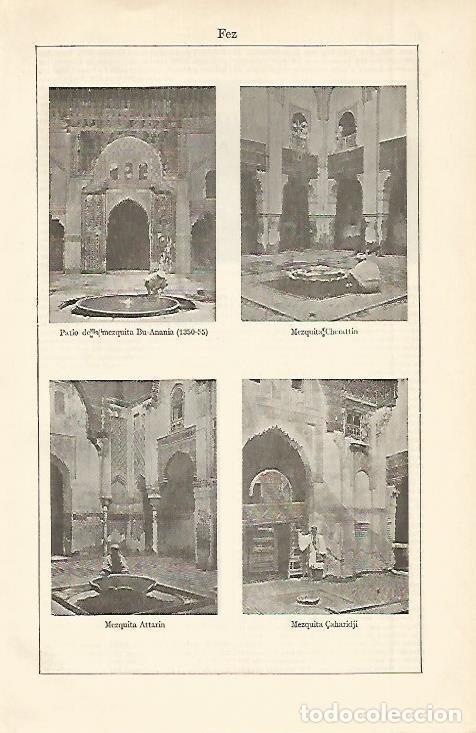 Cartes Postales: LAMINA ESPASA 2493: Vistas de Fez Marruecos - Varios Autores