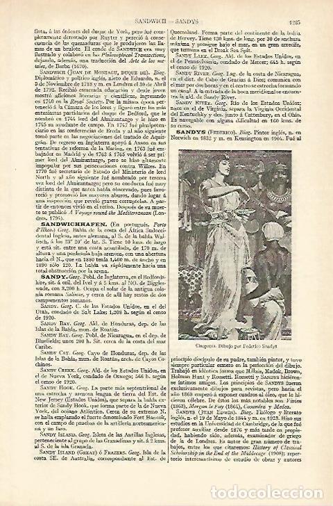 Postales: LAMINA ESPASA 18419: Cleopatra por F. Sandys - Varios