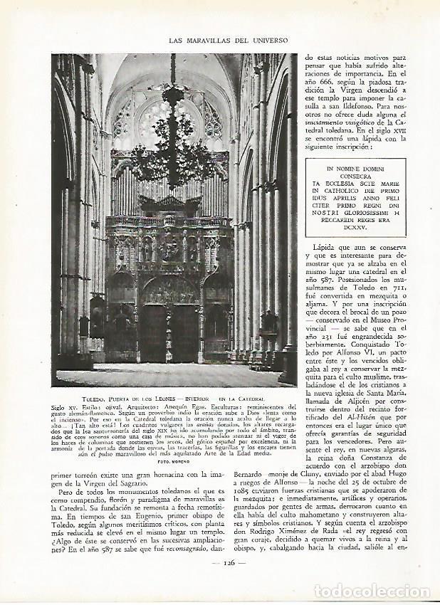 Postkarten: LAMINA 9427: Toledo: Puerta de los Leones de la Catedral - J. G. Gui&ntilde;on