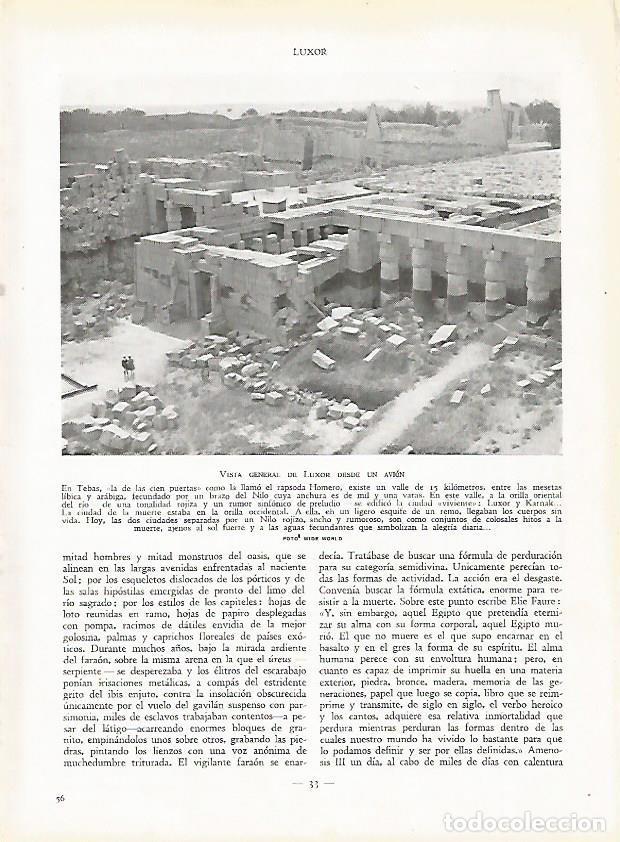 Postkarten: LAMINA 9375: Luxor: Vista aerea - J. G. Gui&ntilde;on