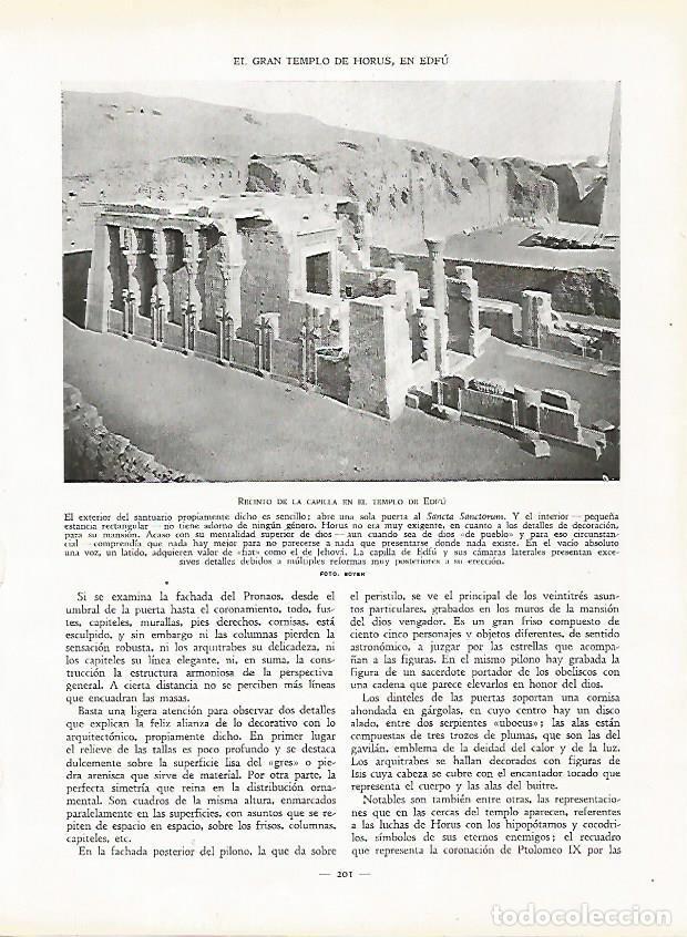 Postkarten: LAMINA 9467: Edfu: Capuilla del Templo - J. G. Gui&ntilde;on