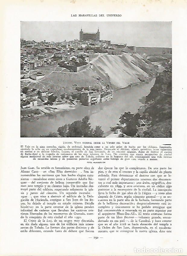 Postais: LAMINA 9440: Toledo: Vista desde la Virgen del Valle - J. G. Gui&ntilde;on