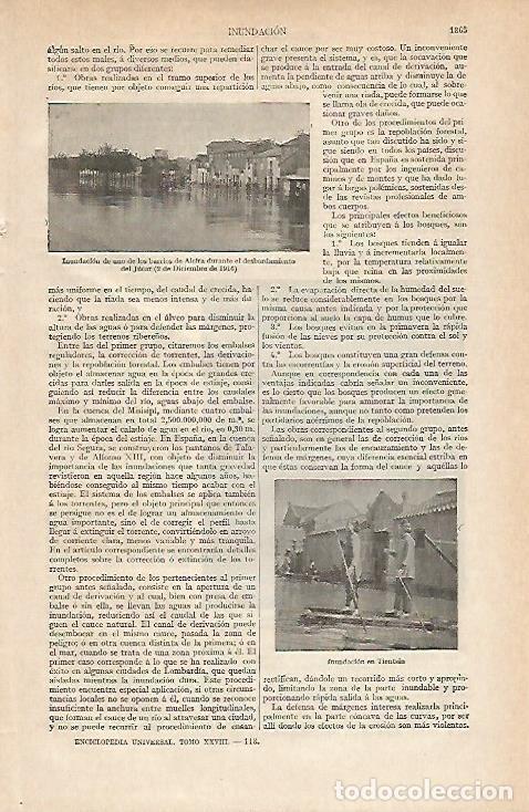 Postkarten: LAMINA ESPASA 20817: Inundacion en Alcira Valencia - Varios