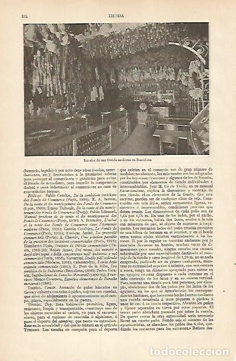 Cartoline: LAMINA ESPASA 8403: Interior de una tienda de Barcelona - Varios