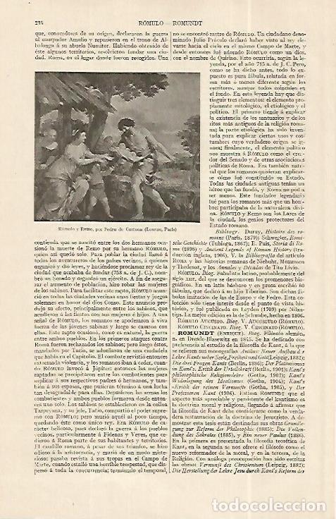 Cartoline: LAMINA ESPASA 19224: Romulo y Remo por Pedro de Cortona - Varios