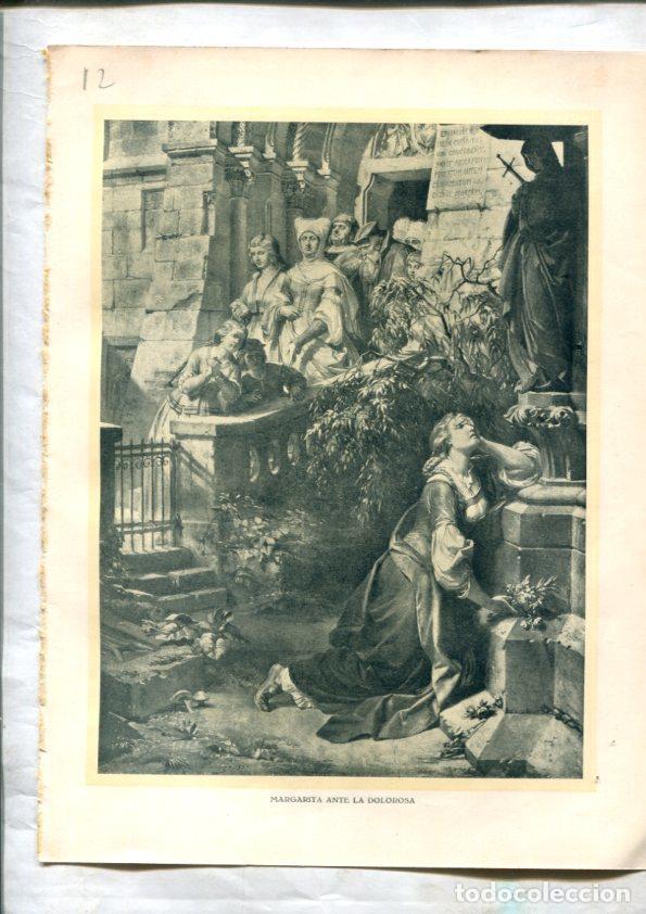 Postales: Fausto de Goethe: Lamina numerada 12 (cada cara lleva una lamina) -
