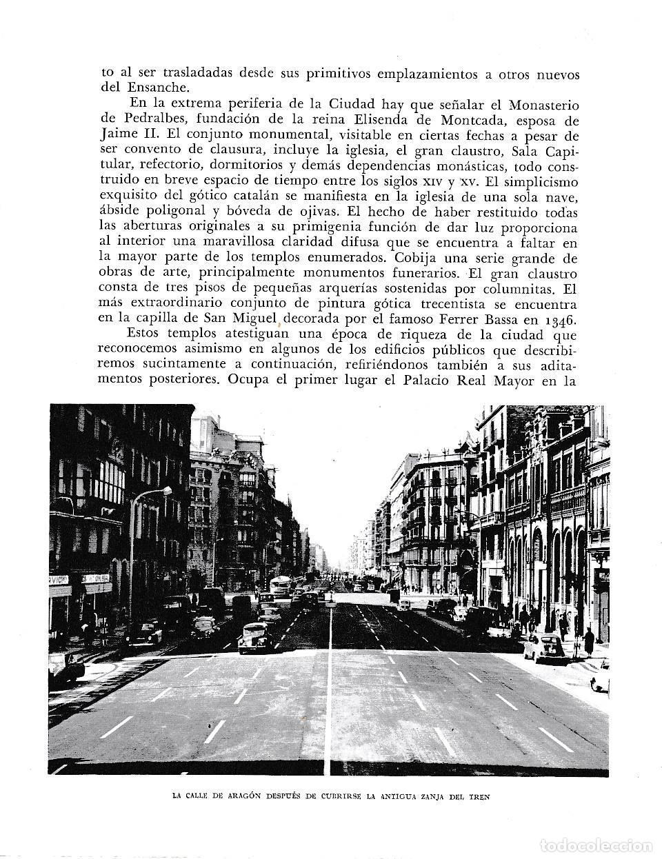 Postais: LAMINA 6325: La calle de Aragon despues de cubrirse la zanja del tren - Jose Pla