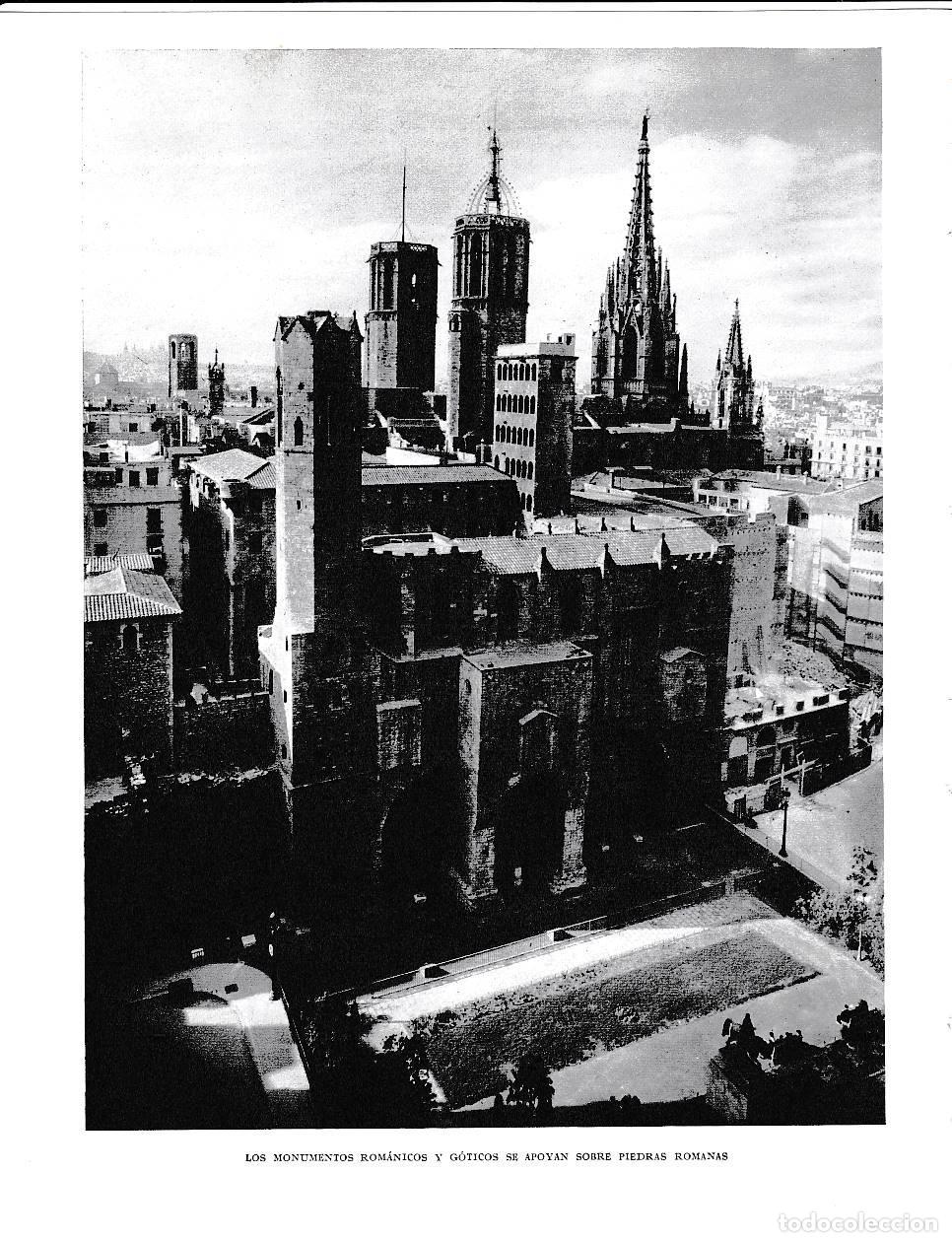 Cartoline: LAMINA 6320: Los monumentos romanicos y goticos se apoyan sobre piedras romanas - Jose Pla