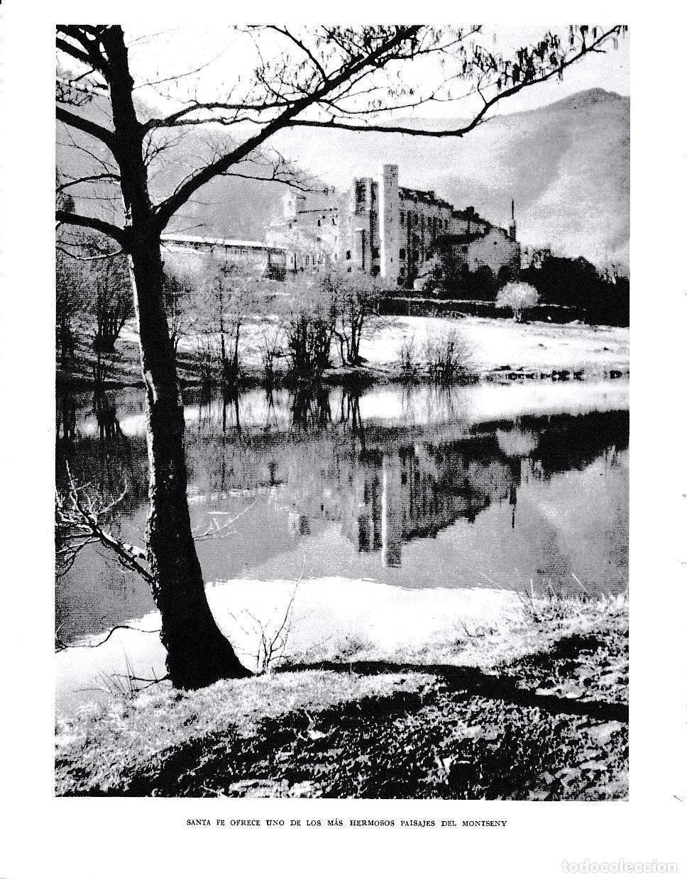 Cartoline: LAMINA 6379: Santa Fe un paisaje del Montseny - Jose Pla
