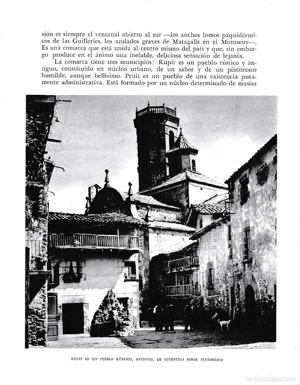 Postais: LAMINA 6384: Rupit pueblo rustico y autentico - Jose Pla