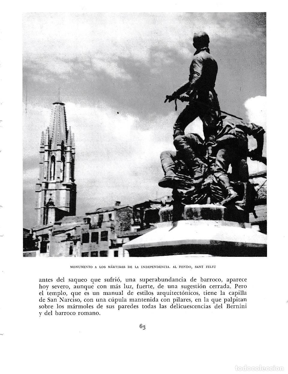 Postkarten: LAMINA 6342: Monumento a los martires de la independenica al fondo San Feliu - Jose Pla