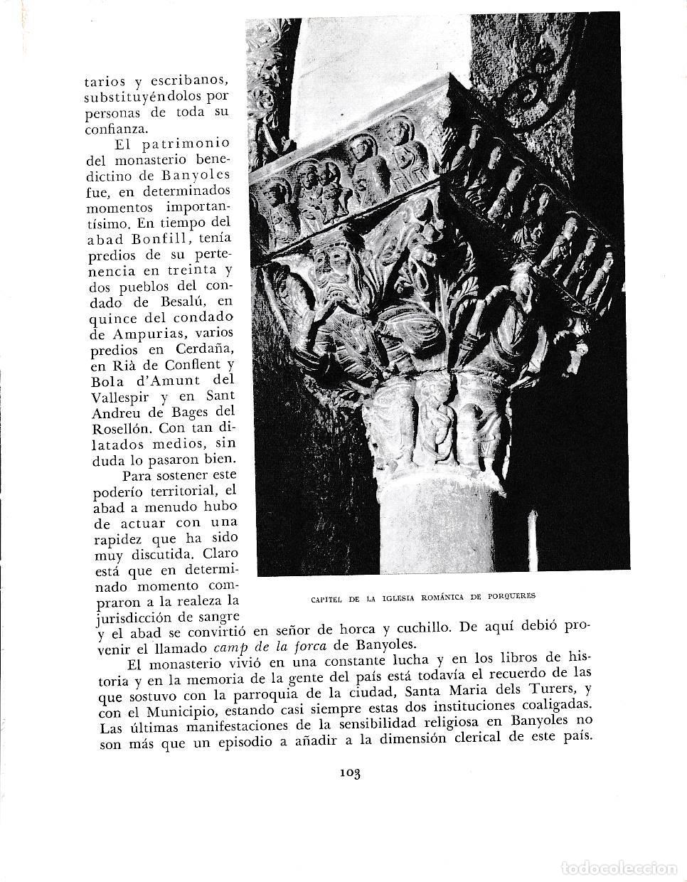 Postcards: LAMINA 6359: Capitel romanico de Porqueras - Jose Pla
