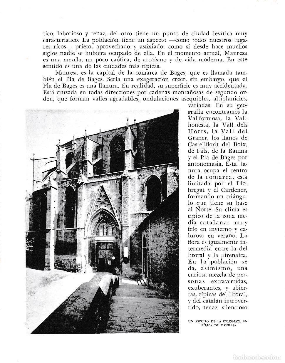 Postkarten: LAMINA 6430: Colegiata de Manresa - Jose Pla