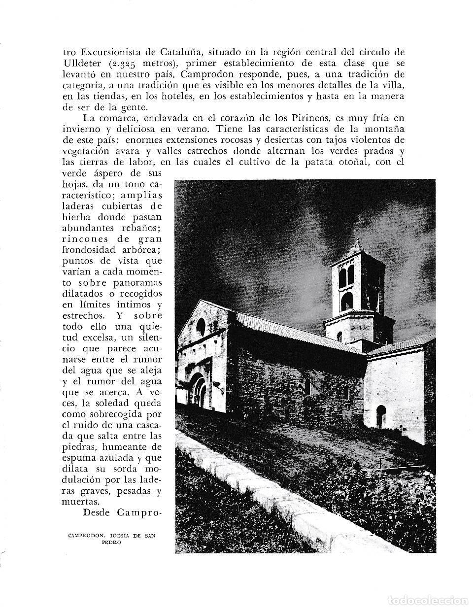 Postkarten: LAMINA 6392: Camprodon Iglesia de San Pedro - Jose Pla