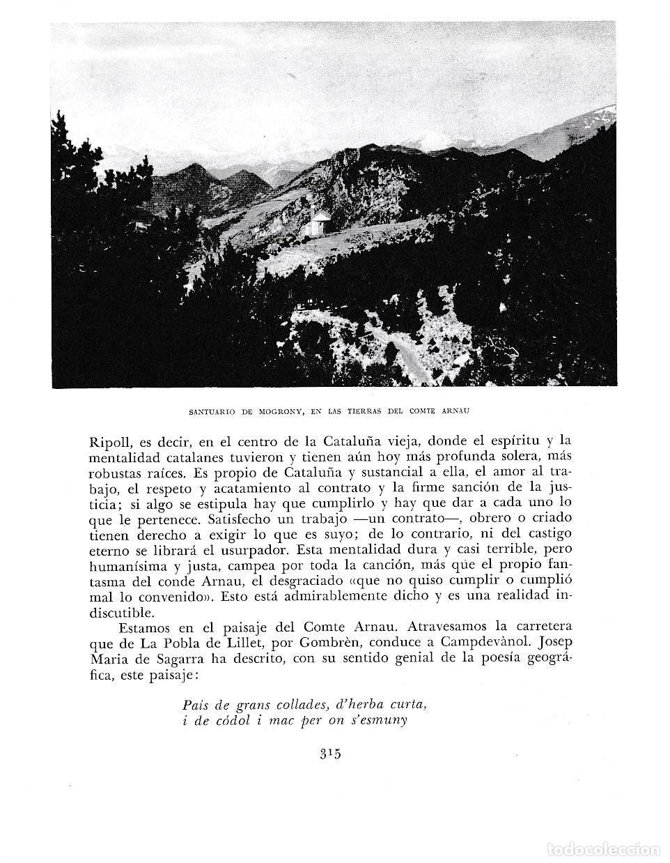 Postcards: LAMINA 6450: Santuario de Mogrony en las tierras del Comte Arnau - Jose Pla