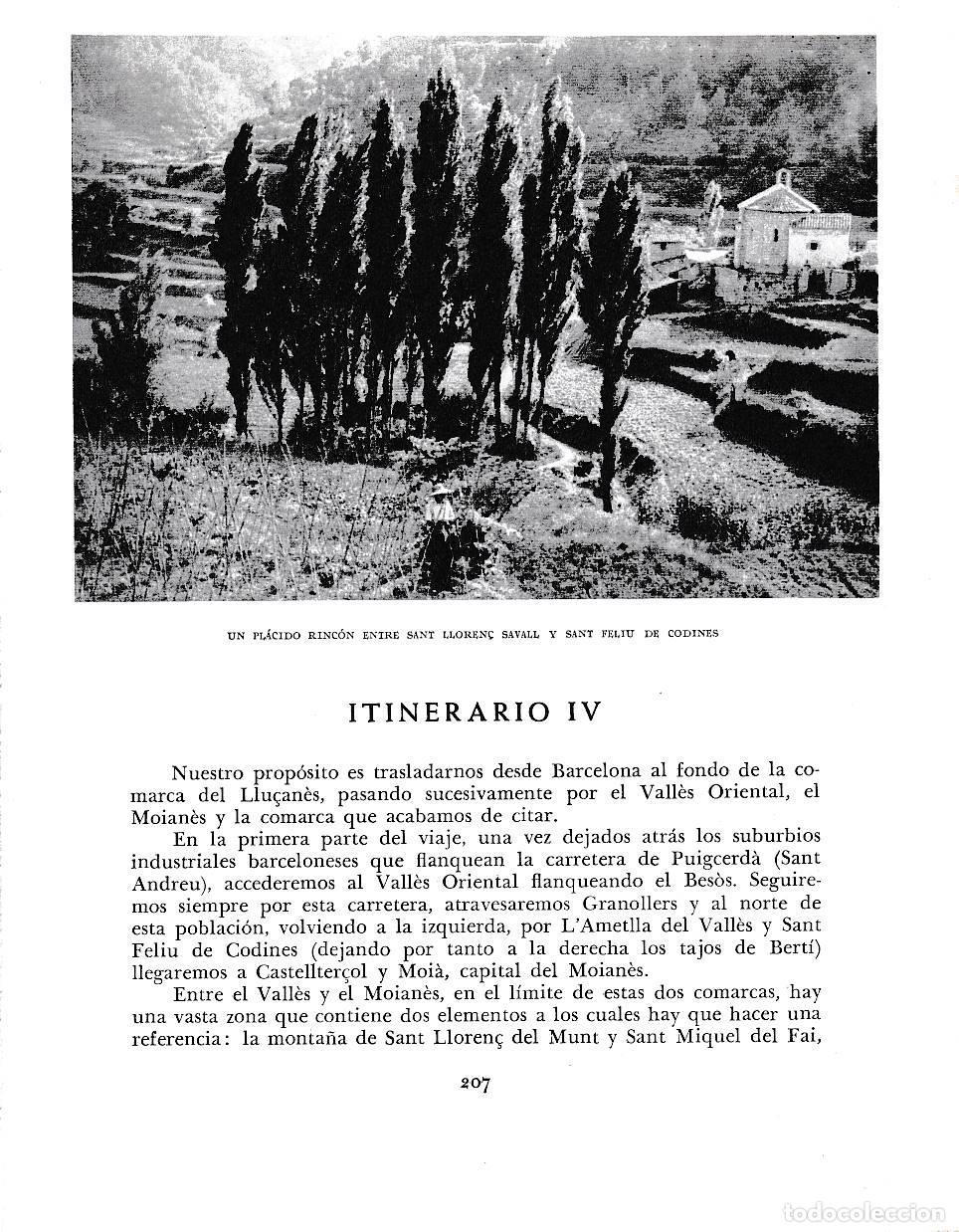 Postales: LAMINA 6404: Rincon entre San Lloren&ccedil; Savall y San Feliu de Codines - Jose Pla